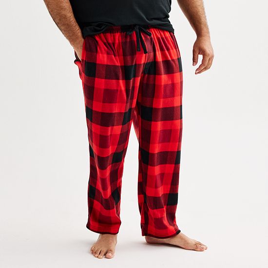 Big & Tall Sonoma Goods For Life® Microfleece Pajama Pants