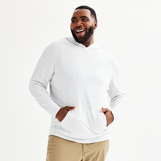Big & Tall Sonoma Goods For Life® Double-Knit Hoodie