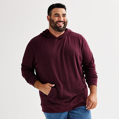 Big & Tall Sonoma Goods For Life® Double-Knit Hoodie