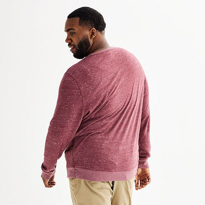 Big & Tall Sonoma Goods For Life® Double Knit Crewneck Tee