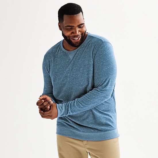 Big & Tall Sonoma Goods For Life® Double Knit Crewneck Tee