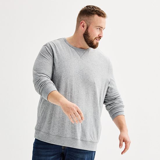 Big & Tall Sonoma Goods For Life® Double Knit Crewneck Tee