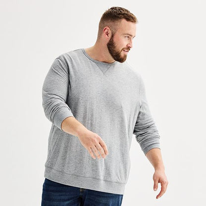 Big & Tall Sonoma Goods For Life® Double Knit Crewneck Tee