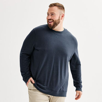 Big & Tall Sonoma Goods For Life® Double Knit Crewneck Tee