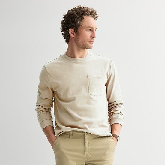 Men's Sonoma Goods For Life® Heavyweight Long Sleeve T-Shirt