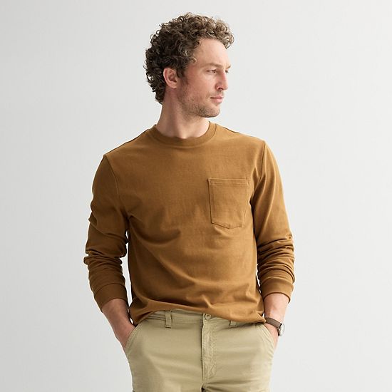 Men's Sonoma Goods For Life® Heavyweight Long Sleeve T-Shirt