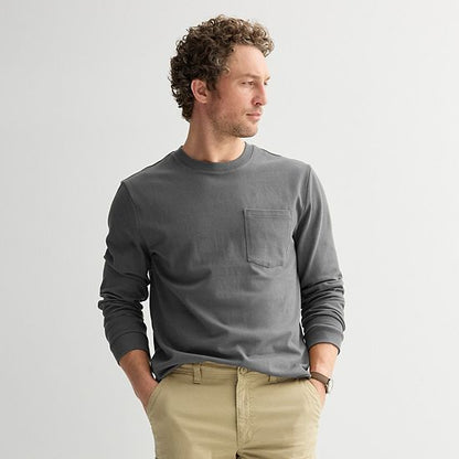 Men's Sonoma Goods For Life® Heavyweight Long Sleeve T-Shirt
