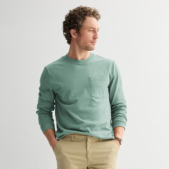 Men's Sonoma Goods For Life® Heavyweight Long Sleeve T-Shirt