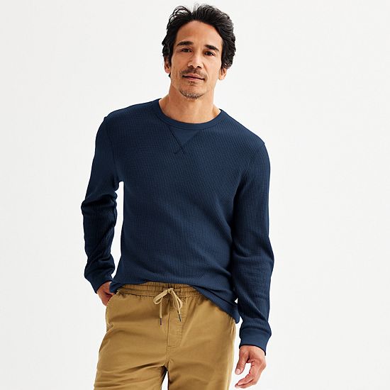 Men's Sonoma Goods For Life® The Essential Long Sleeve Waffle Tee
