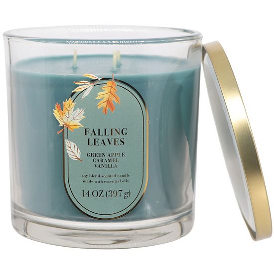 Sonoma Goods For Life® Falling Leaves 14-oz. Single Pour Candle Jar
