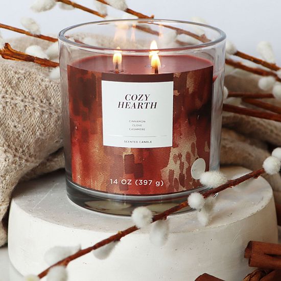 Sonoma Goods For Life® Cozy Hearth 14-oz. Single Pour Jar Candle