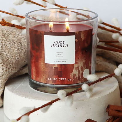 Sonoma Goods For Life® Cozy Hearth 14-oz. Single Pour Jar Candle