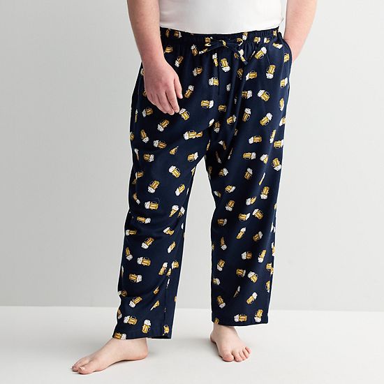 Big & Tall Sonoma Goods For Life® Flannel Drawstring Pajama Pants