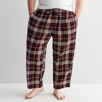 Big & Tall Sonoma Goods For Life® Flannel Drawstring Pajama Pants