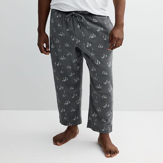 Big & Tall Sonoma Goods For Life® Flannel Drawstring Pajama Pants