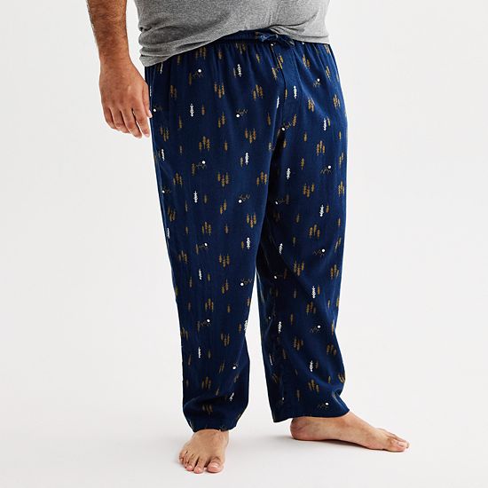 Big & Tall Sonoma Goods For Life® Flannel Drawstring Pajama Pants