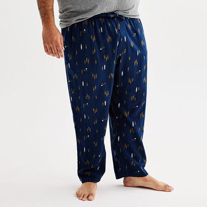 Big & Tall Sonoma Goods For Life® Flannel Drawstring Pajama Pants