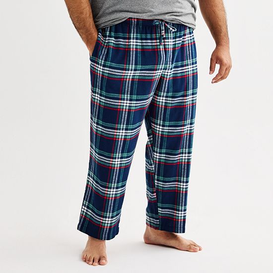 Big & Tall Sonoma Goods For Life® Flannel Drawstring Pajama Pants