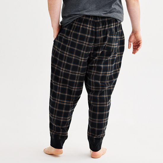 Big & Tall Sonoma Goods For Life® Flannel Banded Bottom Pajama Pants