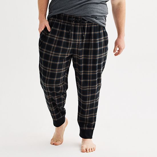 Big & Tall Sonoma Goods For Life® Flannel Banded Bottom Pajama Pants
