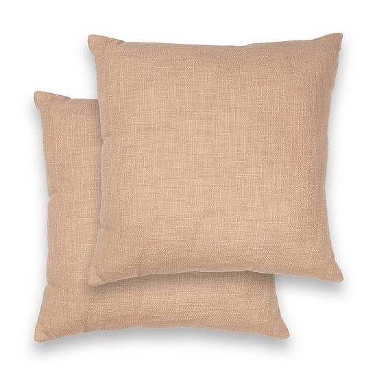 Sonoma Goods For Life® 2-pc. 18" X 18" Textured Slub Solid Pillow Set
