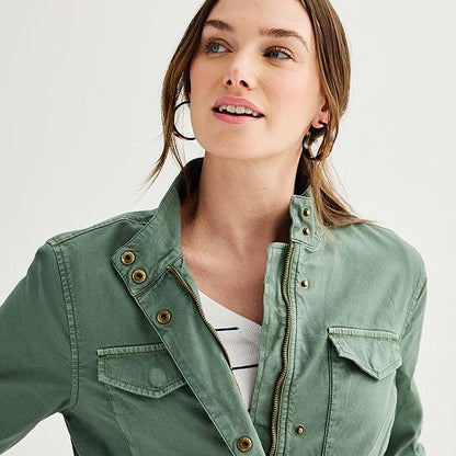 Petite Sonoma Goods For Life® Patch Pocket Utility Jacket