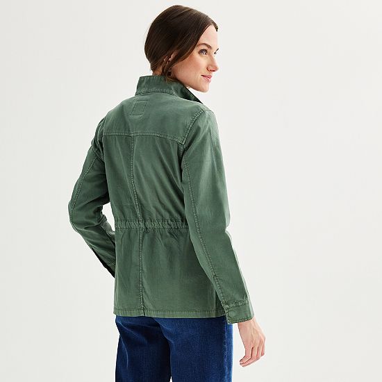 Petite Sonoma Goods For Life® Patch Pocket Utility Jacket