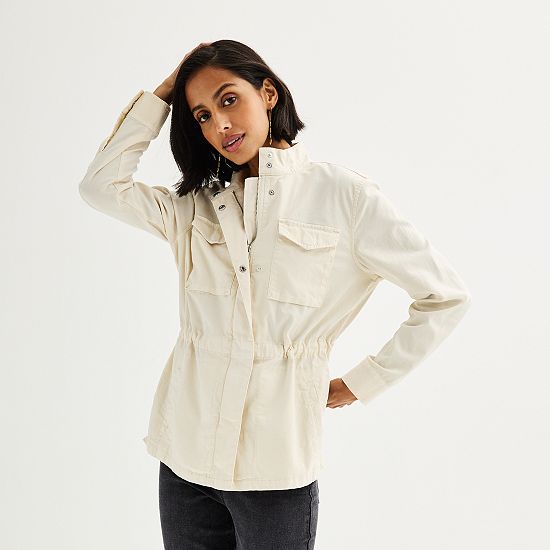 Petite Sonoma Goods For Life® Patch Pocket Utility Jacket