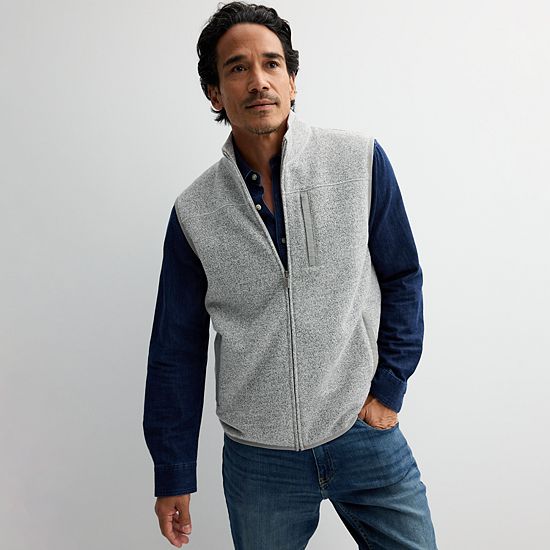 Men's Sonoma Goods For Life® Sweater Fleece Vest