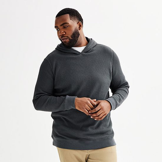Big & Tall Sonoma Goods For Life® Essential Waffle Hoodie