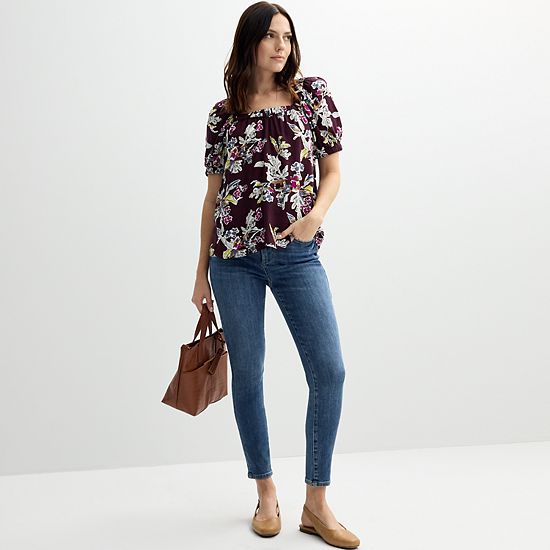 Women's Sonoma Goods For Life® Squareneck Peasant Top