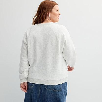 Plus Size Sonoma Goods For Life® V-Neck Sweatshirt