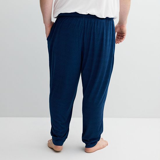 Big & Tall Sonoma Goods For Life® Supersoft Banded Bottom Drawstring Pajama Pants