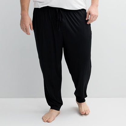 Big & Tall Sonoma Goods For Life® Supersoft Banded Bottom Drawstring Pajama Pants