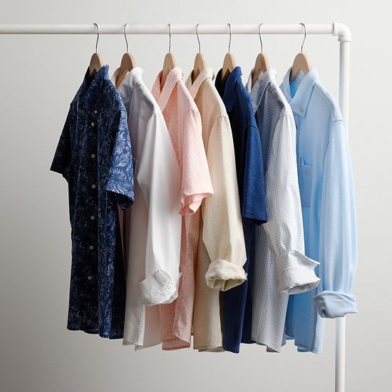 Men's Sonoma Goods For Life® Long Sleeve Pique Button-Up Shirt