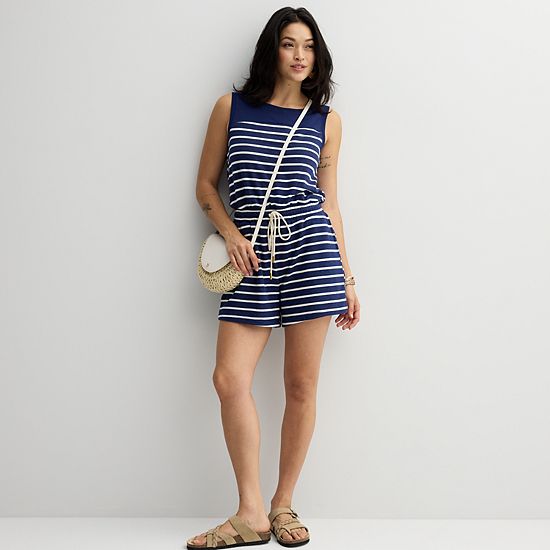 Women's Sonoma Goods For Life® Vacation French Terry Romper