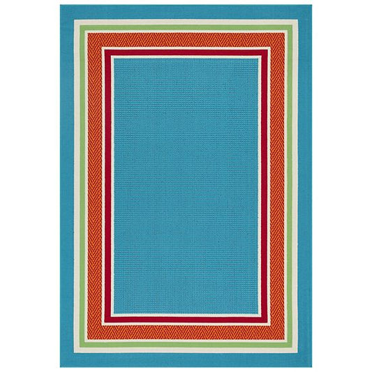 Sonoma Goods For Life® Border Stripe Indoor/Outdoor Area Rug