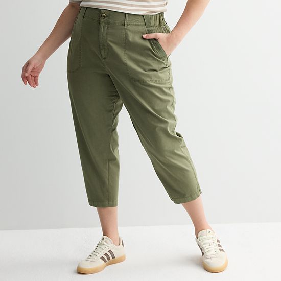 Plus Size Sonoma Goods For Life® Utility Capri