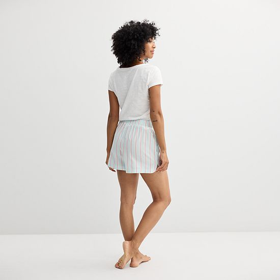 Women's Sonoma Goods For Life® Woven Pajama Shorts