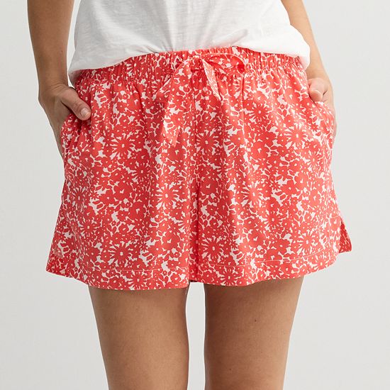 Women's Sonoma Goods For Life® Woven Pajama Shorts