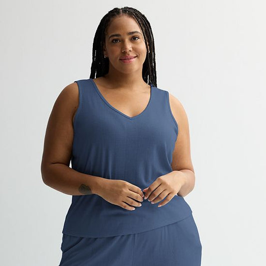 Plus Size Sonoma Goods For Life® Pointelle Sleep Tank