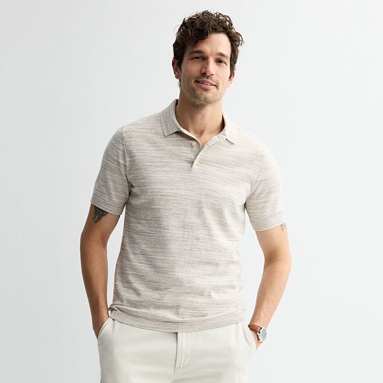 Men's Sonoma Goods For Life® Short Sleeve Sweater Polo