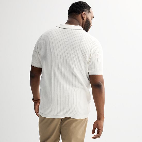 Big & Tall Sonoma Goods For Life® Tipped Sweater Polo