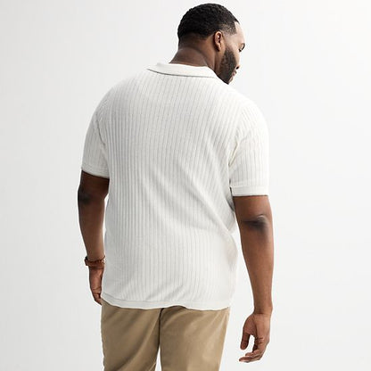 Big & Tall Sonoma Goods For Life® Tipped Sweater Polo