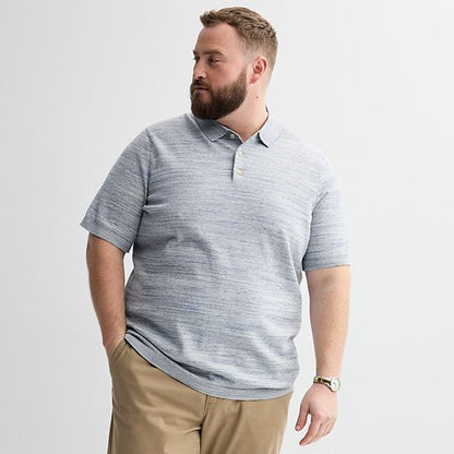 Big & Tall Sonoma Goods For Life® Short Sleeve Sweater Polo