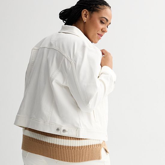 Plus Size Sonoma Goods For Life® Denim Jacket