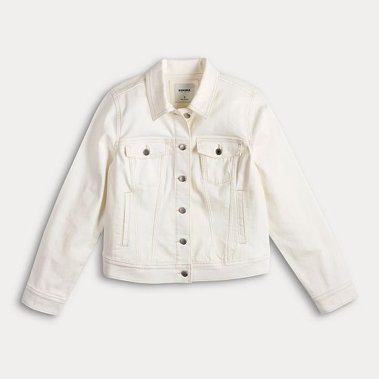 Petite Sonoma Goods For Life® Button-Down Denim Jacket