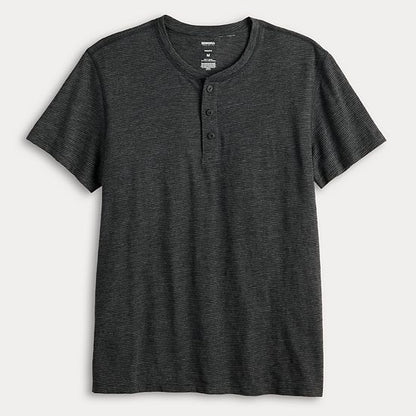 Men's Sonoma Goods For Life® Adaptive Essential Short Sleeve Henley