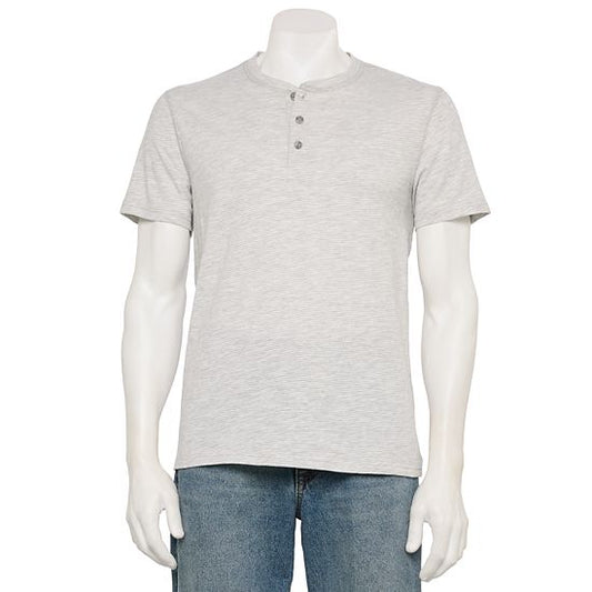 Men's Sonoma Goods For Life® Adaptive Essential Short Sleeve Henley