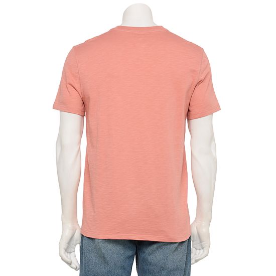 Men's Sonoma Goods For Life® Adaptive Essential Short Sleeve Henley T-Shirt